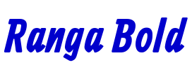 Ranga Bold लिपि